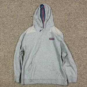 Vineyard Vines Gray Hoodie with Logo large